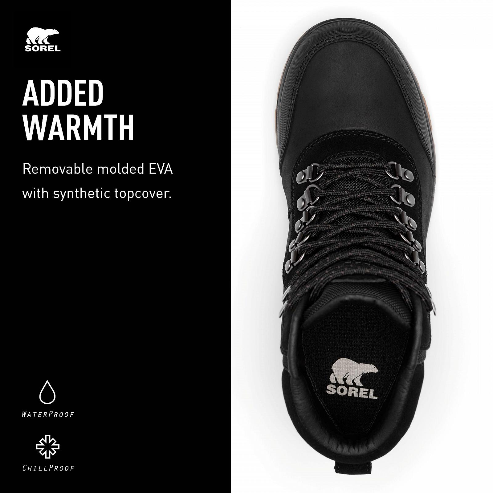 Чоловічі черевики Sorel Ankeny II Hiker Waterproof, фото №4