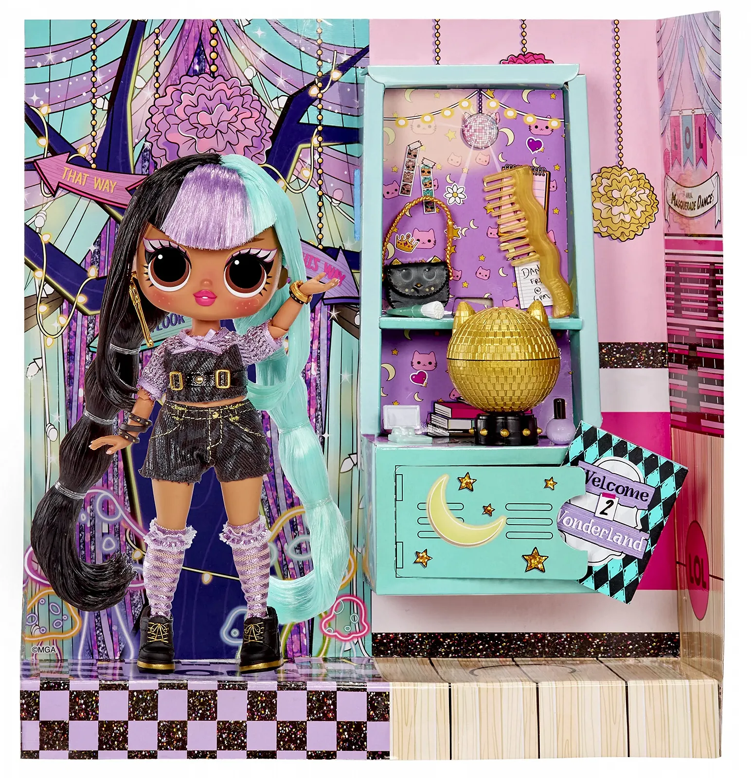 Лялька L.O.L. Surprise! Tweens Masquerade Party Kat Mischief з 20 сюрпризами, фото №3