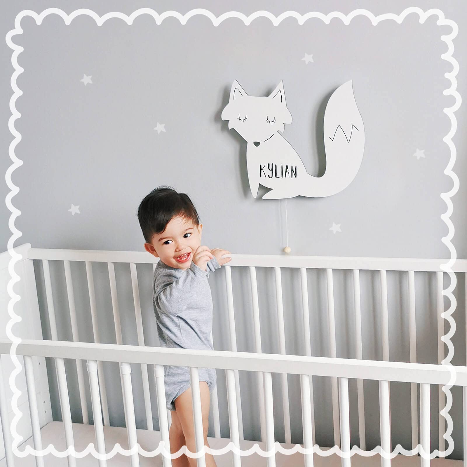 Нічник Hellomini Дитяча Спальня Лампа Нічник З Індивідуальною Конфігурацією З Ім'ям Дитини Колір та Комплектація Оригінал Hellomini [Енергетичний Клас A++], фото №4