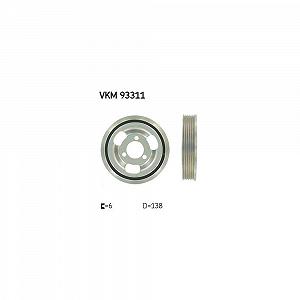 Шкив коленвала SKF VKM 93311 для BMW CITROËN OPEL PEUGEOT MINI - Фото 1