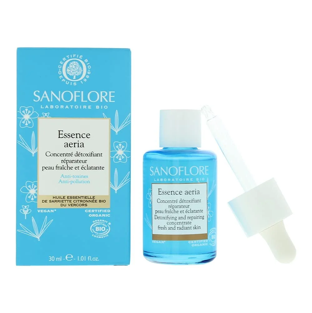 Відновлюючий детокс-концентрат Sanoflore Essence Aeria Organic 30 мл, фото №1 Відновлюючий детокс-концентрат Sanoflore Essence Aeria Organic 30 мл, фото №1
