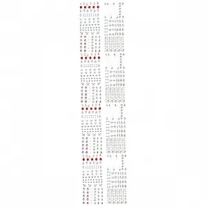 Стразы Самоклеящиеся Beavorty 24 листа Разные дизайны - Фото 1