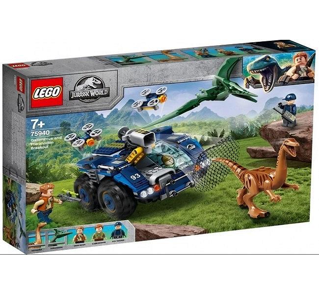 Lego Jurassic World Побег галлимима и птеранодона 75940, фото №1