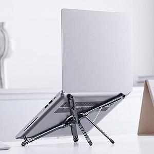 Подставка для ноутбука магнитная регулируемая складная для стола, для путешествий, офиса, улицы, стола, дома synthetic.ua - Фото 1