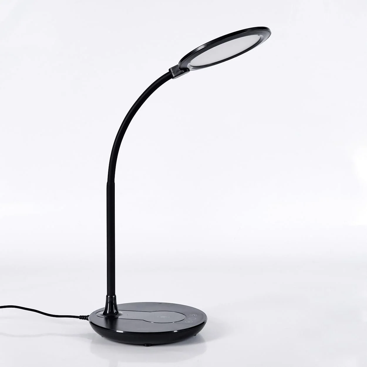 Настільна лампа HOFSTEIN Buktrup LED Пластикова Діммована Чорна/Біла 47 см, фото №9