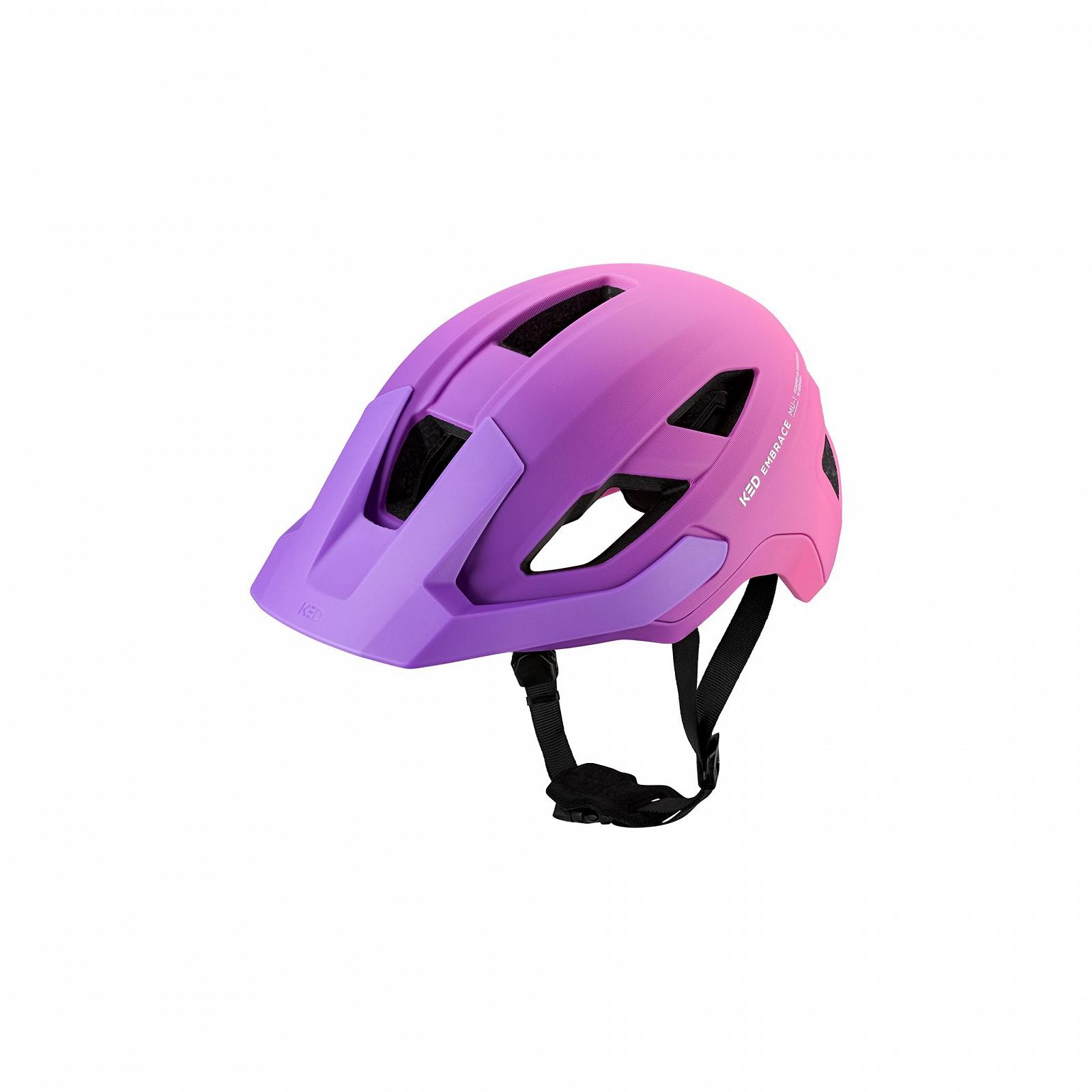 Велосипедный шлем KED Embrace MTB Violet Pink Matt, фото №5