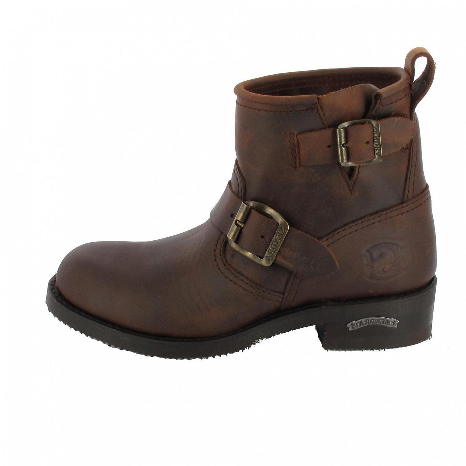 Унисекс Байкерские Сапоги Sendra Boots 2976 Инженерные Сапоги Кожаные Мотоциклетные Сапоги, фото №3