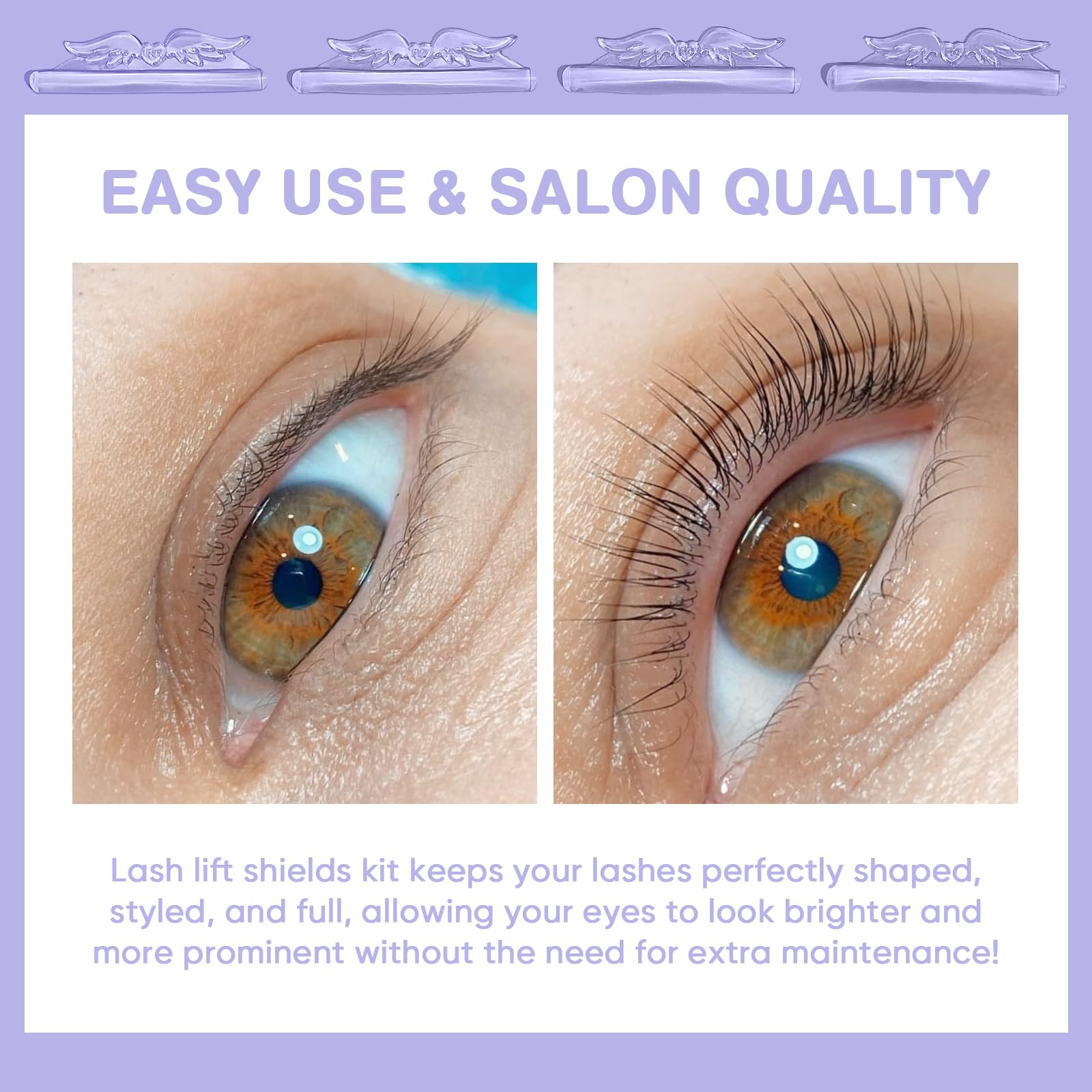 Підкладки Libeauty Eyelash Lifting Pads силіконові, набір 8 шт., 4 розміри, сильна адгезія, фото №5