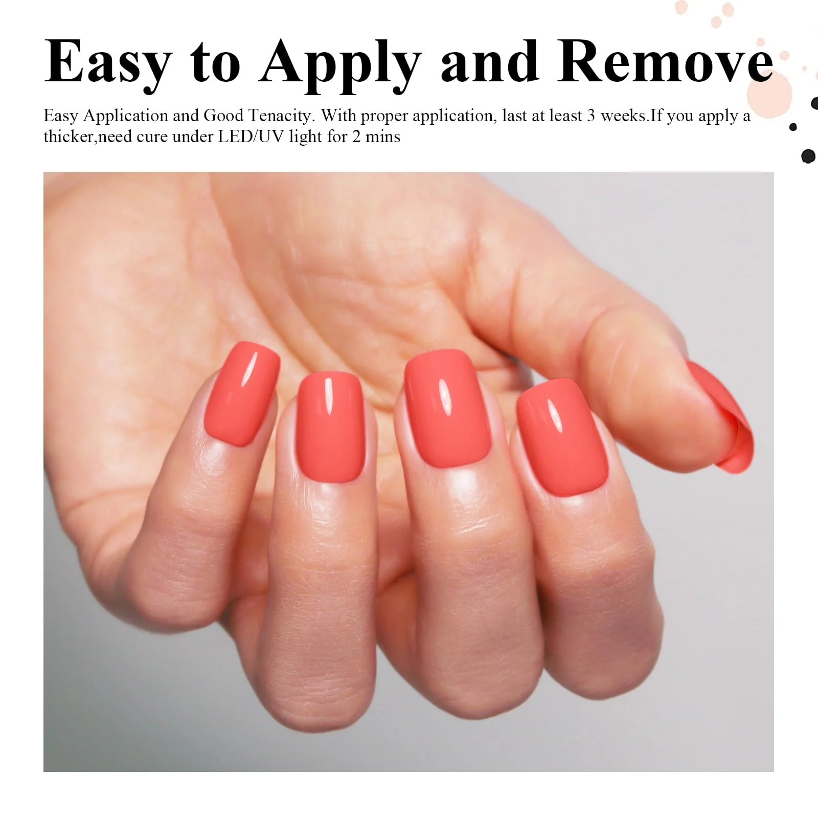 Гель-лак Imtiti Neon Pink 15 мл, фото №4