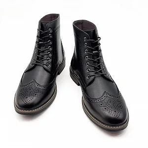 Мужские ботинки Броги Классические Оксфорды на шнуровке synthetic.ua - Фото 1