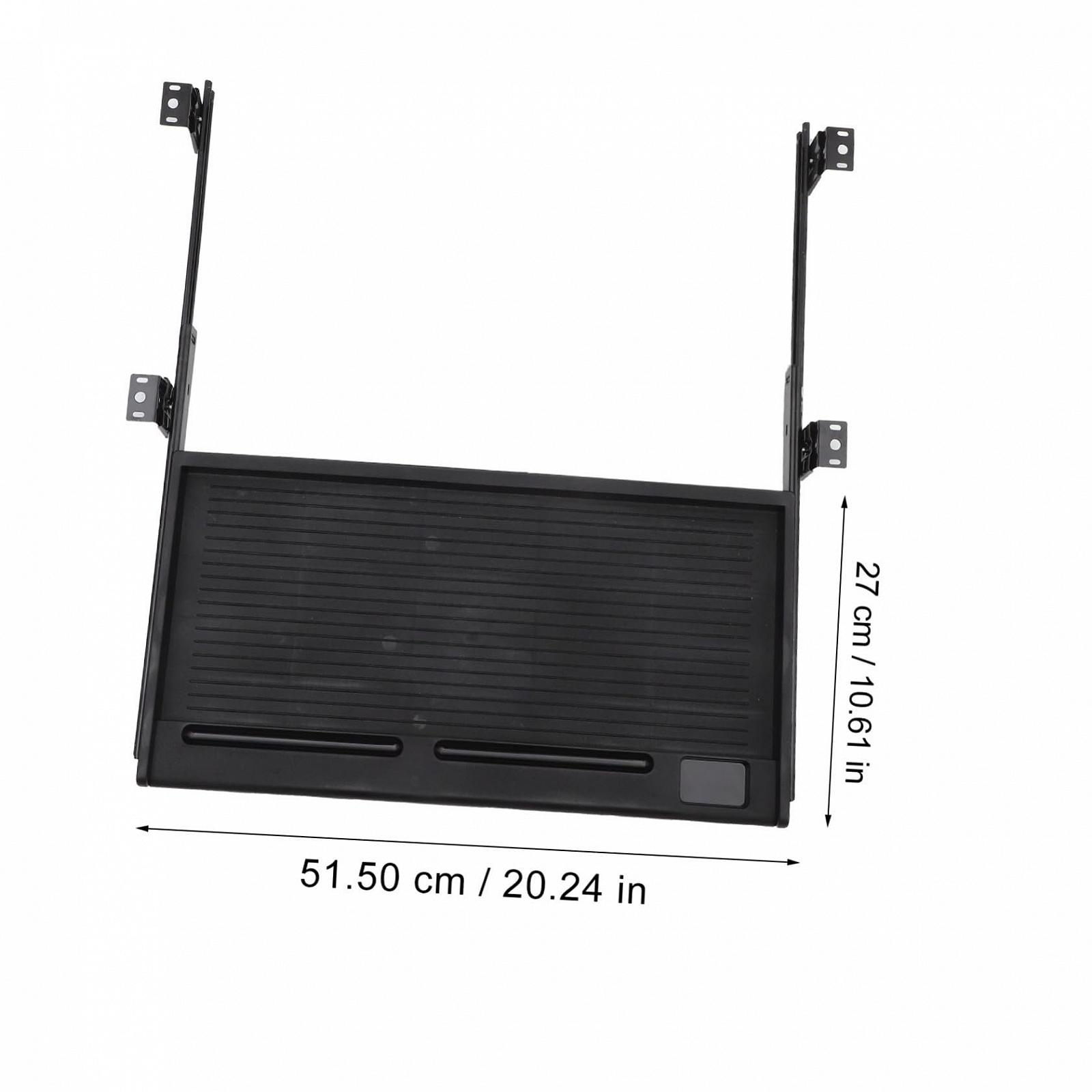 Висувна Підставка для Клавіатури Підстільна з Міцною Металевою Направляючою, Просте Збирання, Компактний, Міцний, фото №2