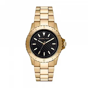 Мужские аналоговые часы Michael Kors 32023570 Золотистый и черный браслет - Фото 1