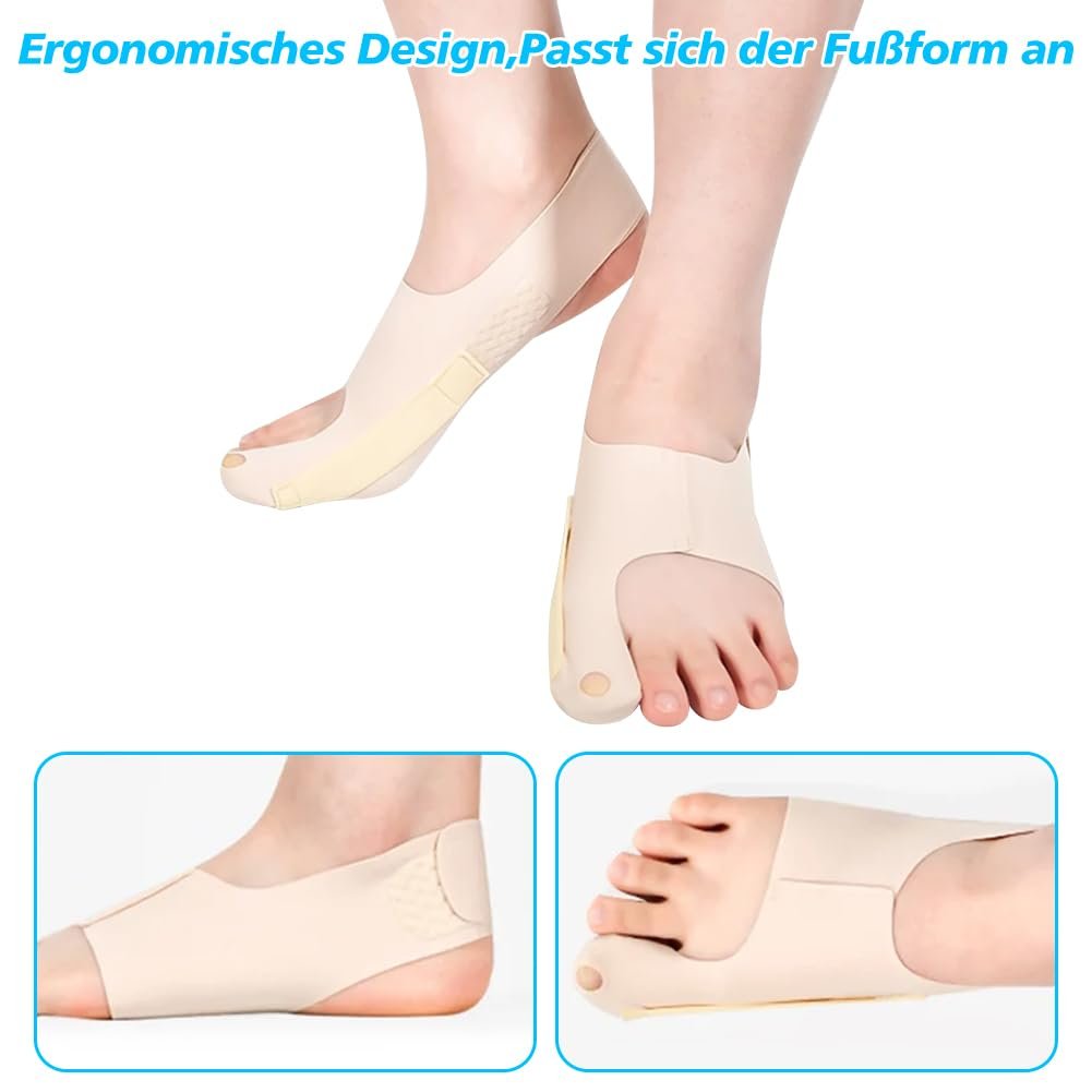 Коректор Hallux Valgus Регульований Hallux Valgus Бандаж з нековзним ремінцем на п'яті L, фото №6