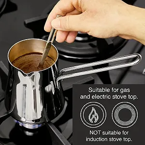 Турка Crystalia 18/10 из нержавеющей стали, 850 мл synthetic.ua - Фото 1