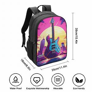Рюкзак Школьный FPAKAKIIE Guitar Style-5 40 x 28 x 16 см synthetic.ua - Фото 1