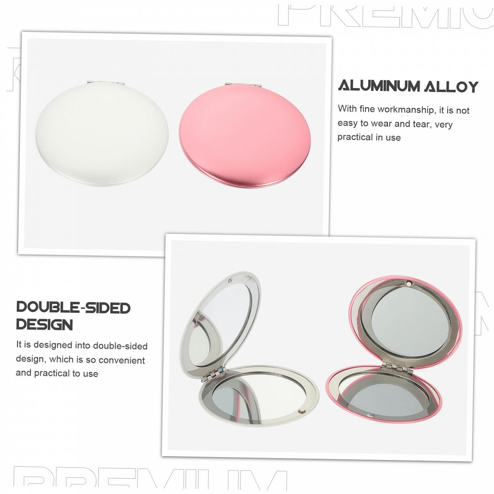Зеркало Angoily 8 STK Двустороннее Зеркало Мини-Лупа Путешествие Моментальный Макияж Алюминиевый Сплав Круглый, фото №6 Зеркало Angoily 8 STK Двустороннее Зеркало Мини-Лупа Путешествие Моментальный Макияж Алюминиевый Сплав Круглый, фото №6
