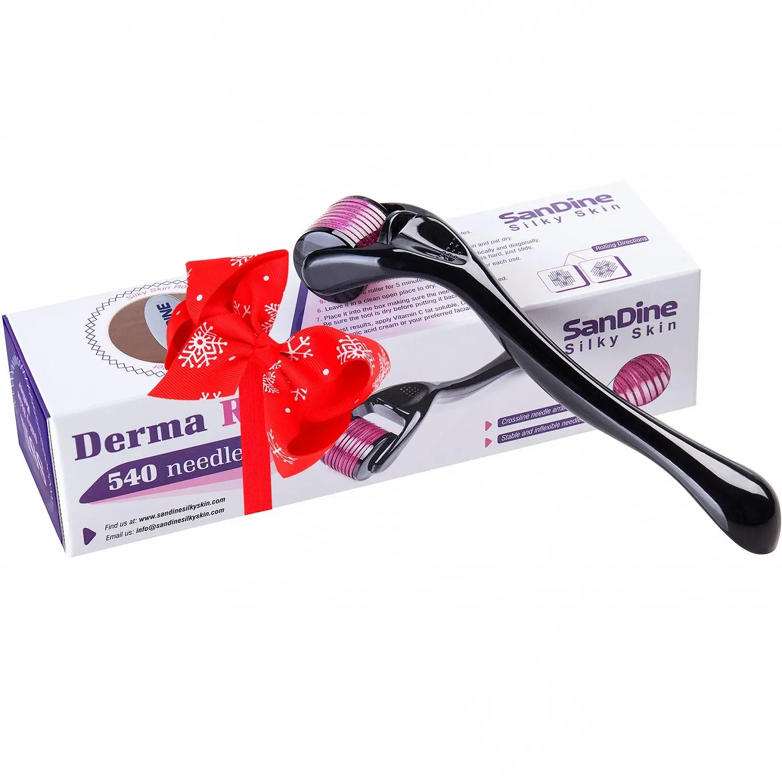 Ролер голковий - Micro Needle Derma Roller - Титановий голковий ролер для обличчя - 540 Мікроголок, фото №1