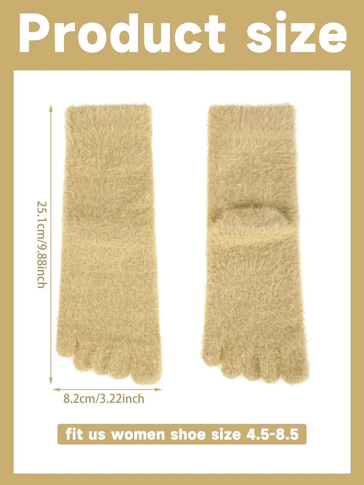 Шкарпетки з пальцями Bencailor, 3 пари, фото №3