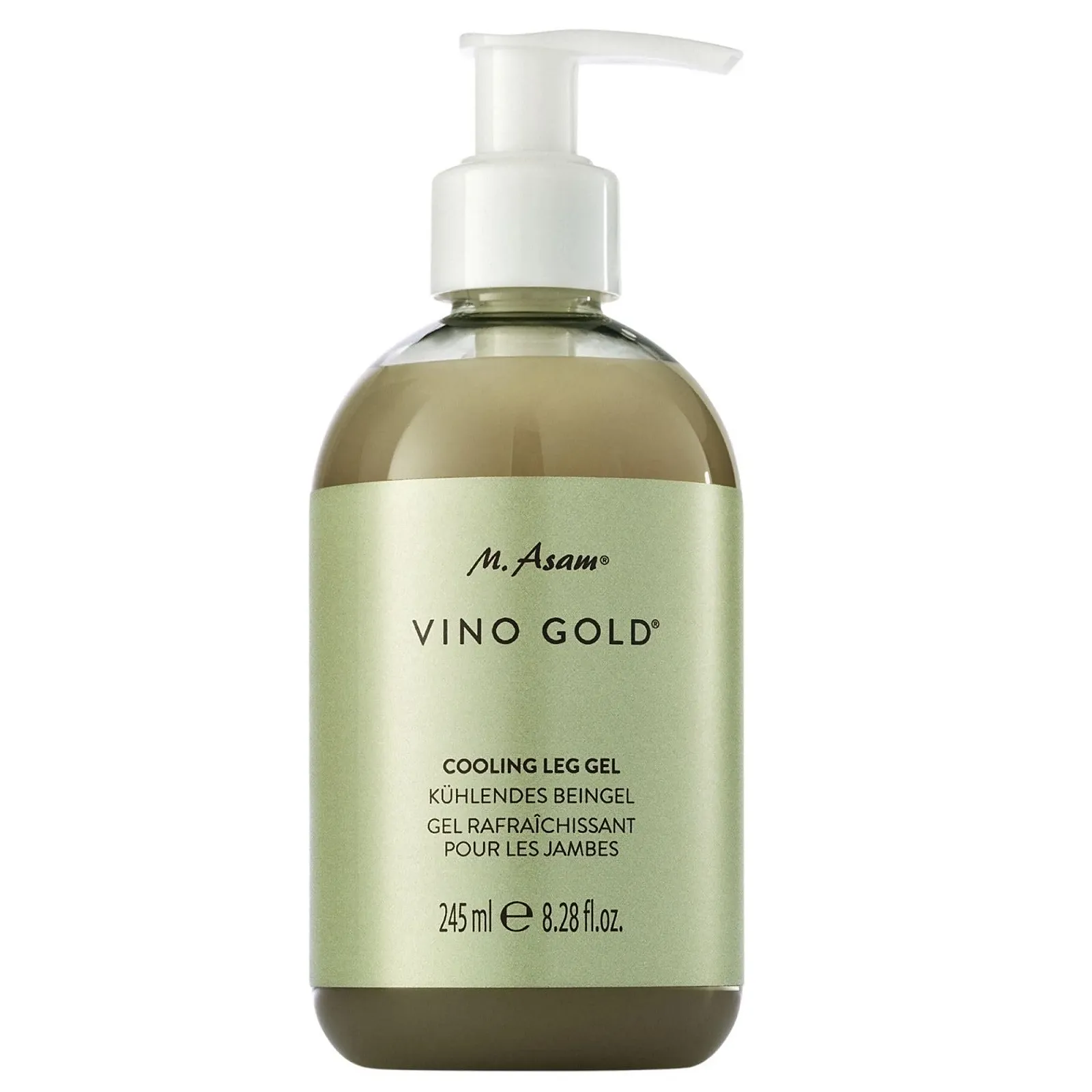 Охлаждающий гель для ног M Asam VINO GOLD с ментолом, маслом горной сосны и экстрактом конского каштана 245 мл, фото №1