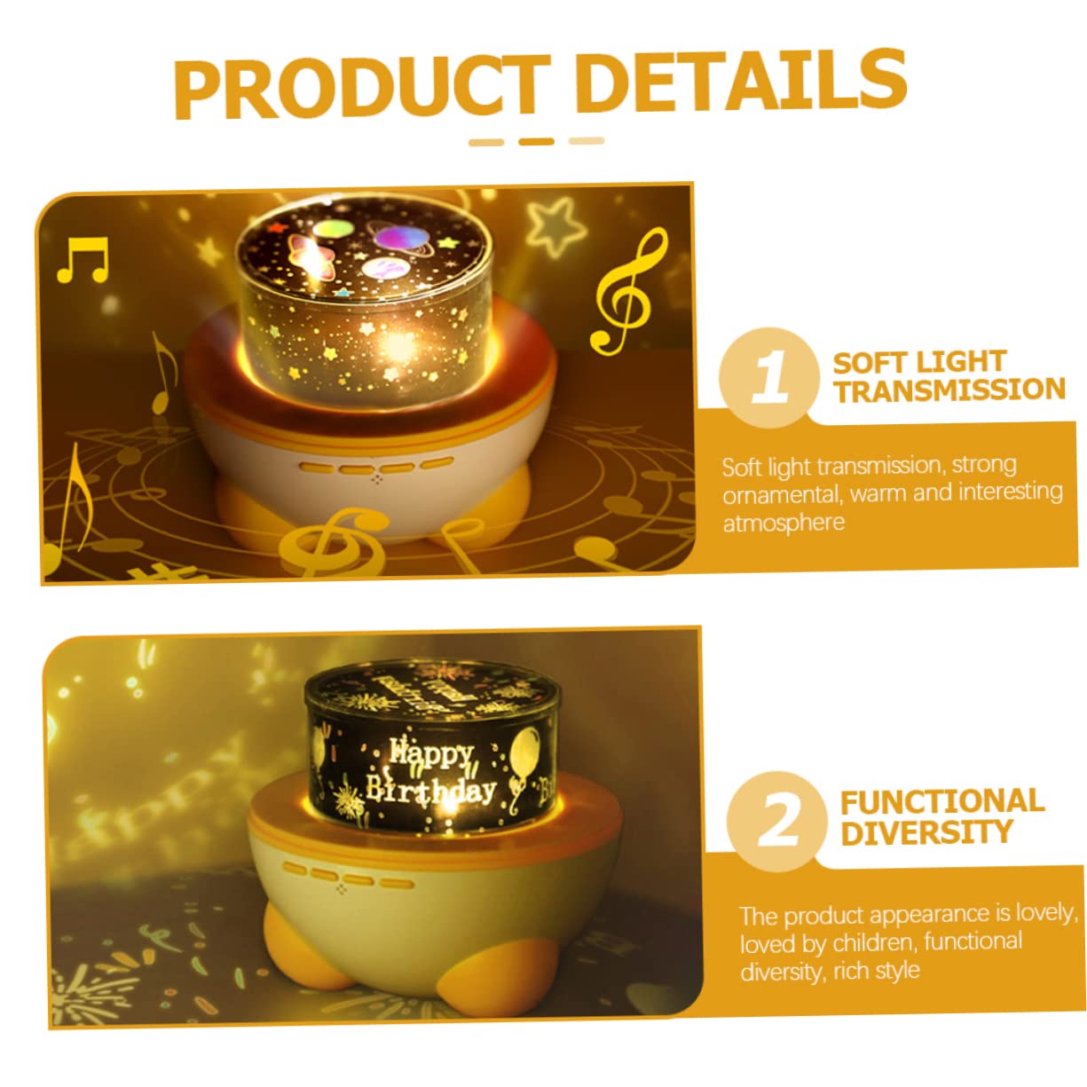 Нічник ABOOFAN Різдвяний Проектор для Дітей, фото №6