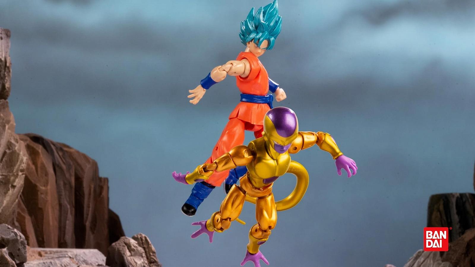 Фігурка Bandai Dragon Ball Super Golden Freezer проти Super Saiyan Blue Goku 17 см, фото №12