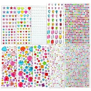 Стразы Самоклеящиеся Блестящие Камни для Рукоделия 2742 шт. - Фото 1