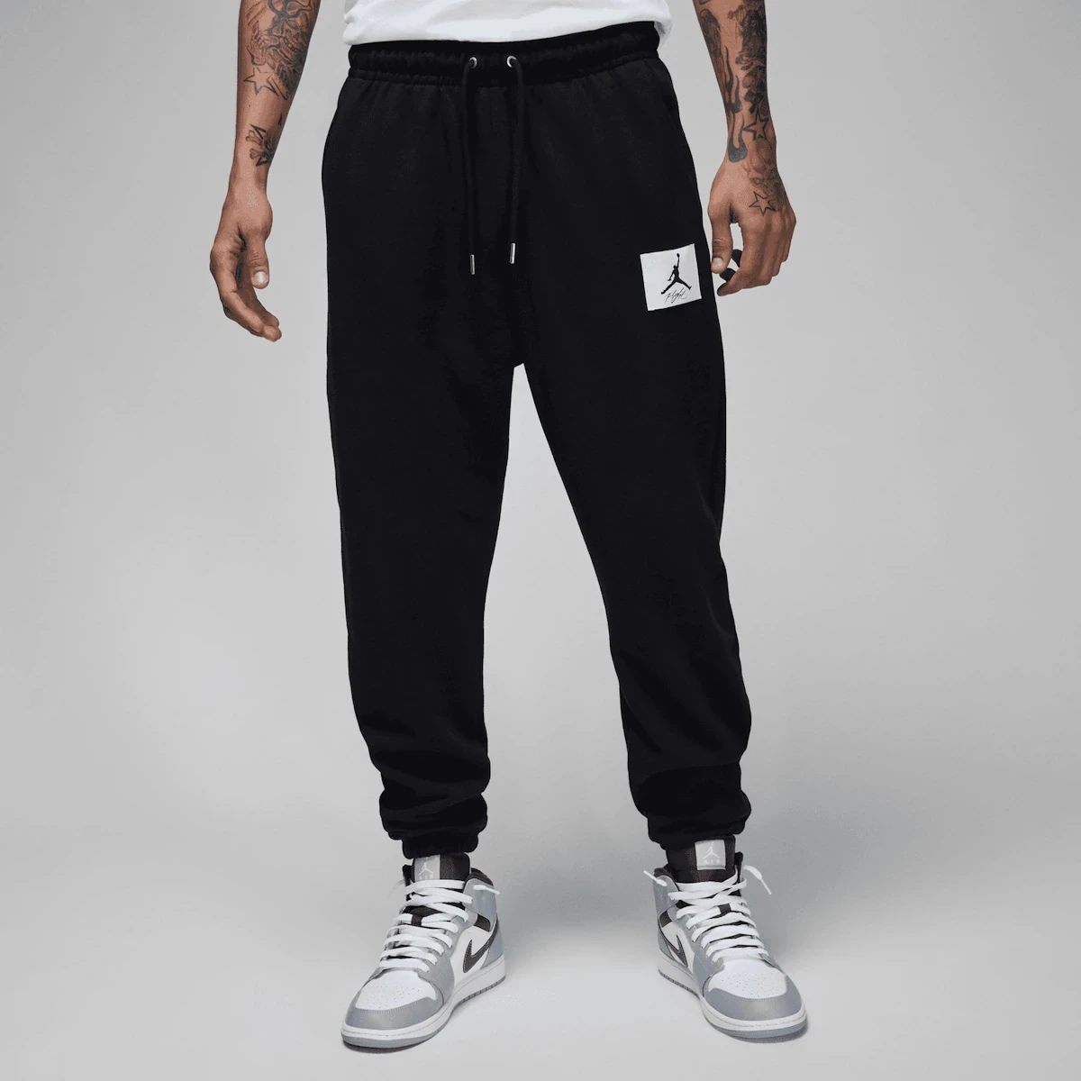 Спортивний костюм Jordan Essentials Fleece Hoodie Black Flight Fleece Pants Black XL, фото №3