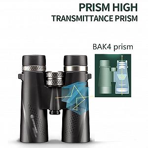 Бінокль DERBUT 10 x 40 Prism BAK4 FMC Lens HD Professional Waterproof для спостереження за птахами похідного подорожі мисливства synthetic.ua - Фото 1
