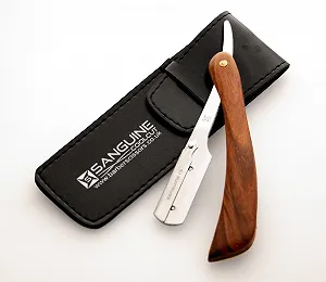 Опасная бритва шаветта Pure Wood coolcut Wood-r5 Дерево с лезвиями и чехлом - Фото 1