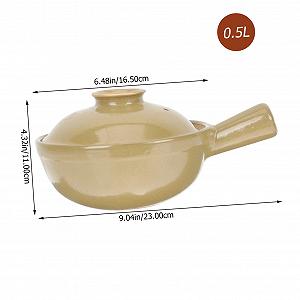 Кастрюля GALPADA термостойкая с ручками керамическая synthetic.ua - Фото 1