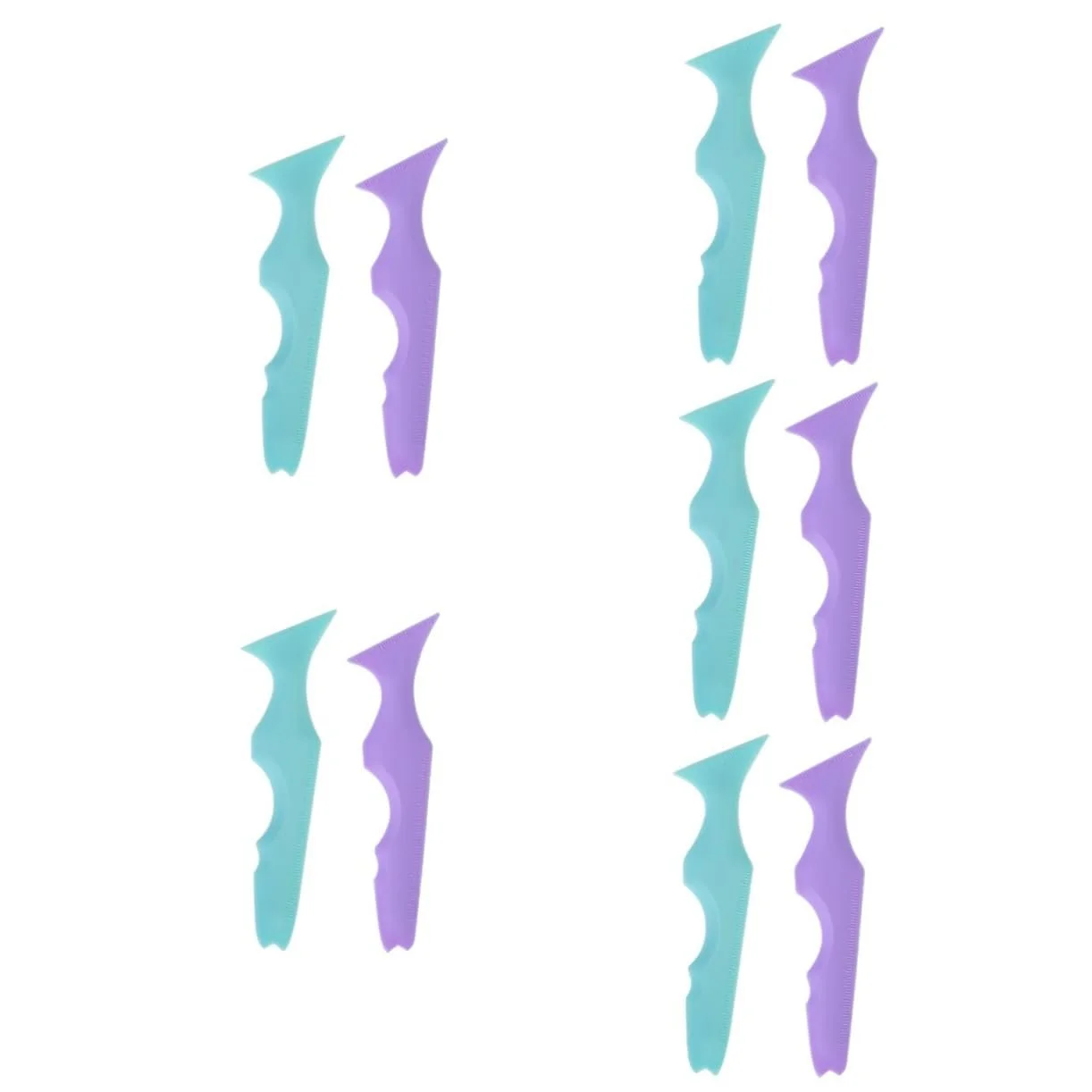 Трафареты для подводки глаз FRCOLOR 10 шт, силиконовые, фото №1