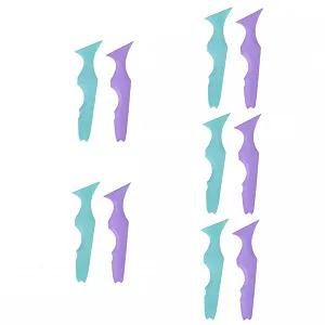 Трафарети для підводки очей FRCOLOR 10 шт, силіконові - Фото 1