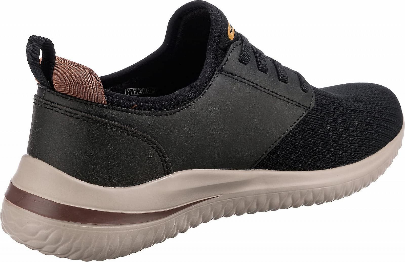 Кроссовки Skechers Delson 3.0 Mooney, мужские, с круглым носком, на шнуровке, фото №4