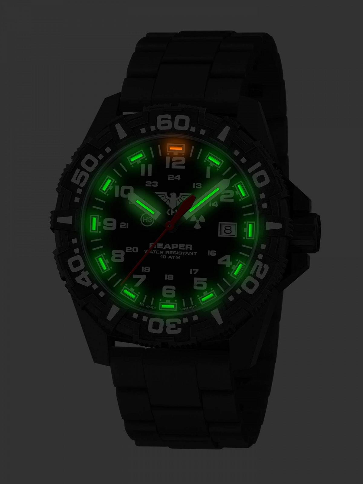 Годинник KHS Reaper MKII Field RE2F.NCB з ремінцем NEOCARB® Чорний, фото №2