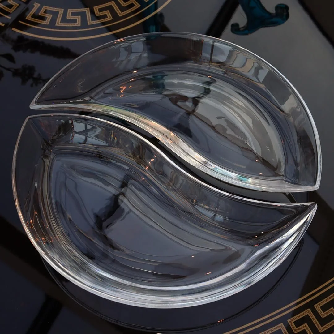 Набор серебряных мисок Cabaret Buffet Brunch Стекло Прозрачный 28 см (2 шт.), фото №7