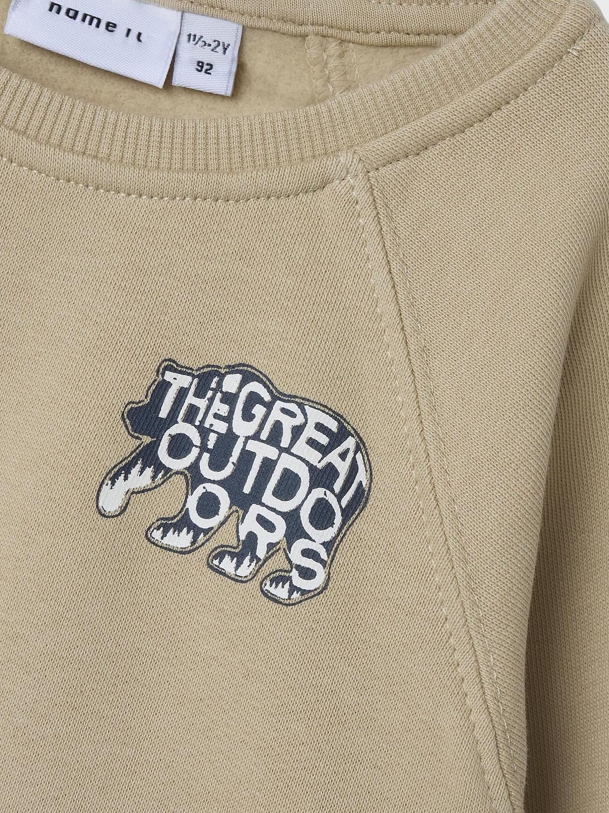 Світшот Name IT Nmmobanno Ls Loose Sweat Bru Pb для хлопчиків (1 шт.), фото №4