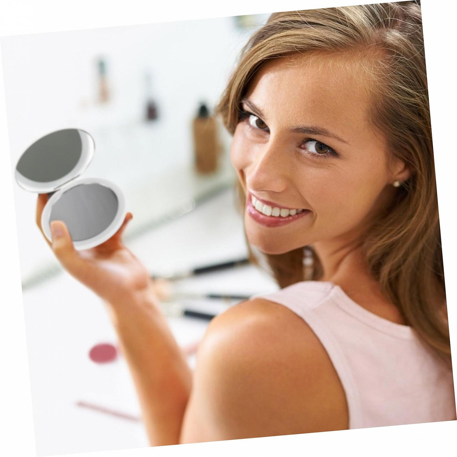 Зеркало Schminkspiegel Handspiegel С подсветкой Abs Портативное Белого цвета, фото №6 Зеркало Schminkspiegel Handspiegel С подсветкой Abs Портативное Белого цвета, фото №6