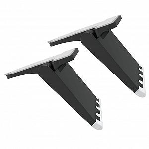 Подставка для ноутбука BESPORTBLE, 2 шт, легкая портативная подставка для ноутбука с вентиляцией, улучшенная осанка, эргономичная, стабильная для охлаждения и комфорта - Фото 1