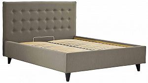 Кровать Двуспальная Nicole Standart Wood 180 х 200 см Melva 20 Серая Кровать Двуспальная Nicole Standart Wood 180 х 200 см Melva 20 Серая
