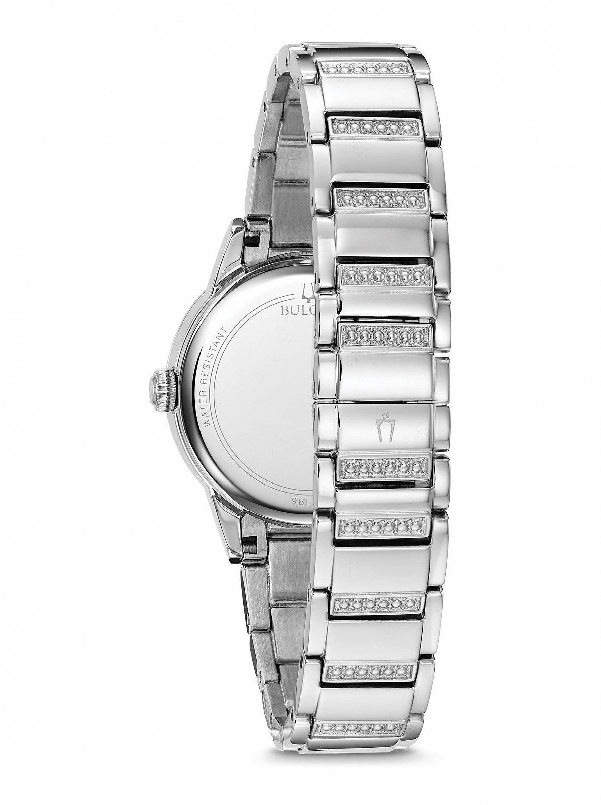 Женские аналоговые часы Bulova Classic 96L260, кварцевые, ремешок из нержавеющей стали, фото №2 Женские аналоговые часы Bulova Classic 96L260, кварцевые, ремешок из нержавеющей стали, фото №2