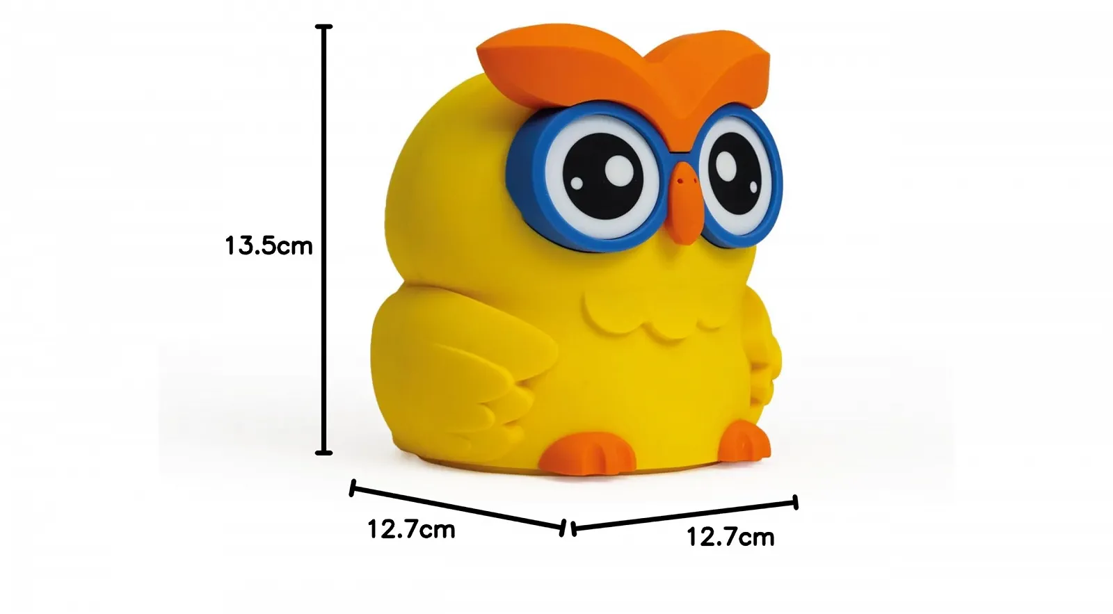 Скарбничка Сова 700464 З РК-дисплеєм та автоматичним розпізнаванням монет Жовта, фото №5