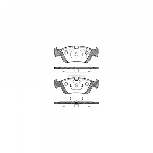 Комплект дисковых тормозных колодок TRISCAN 8110 11960 для BMW передняя ось - Фото 1