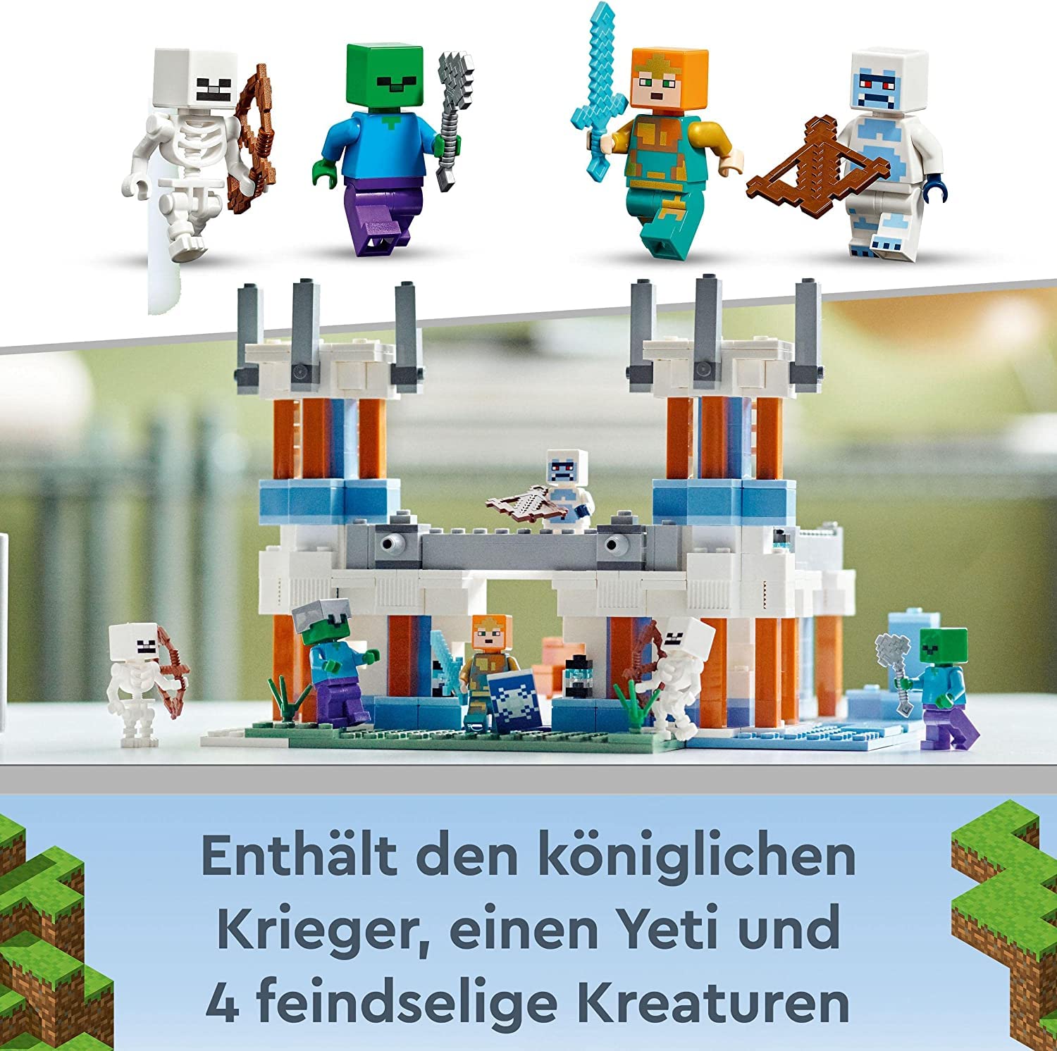 Конструктор Lego Minecraft: Ice Palace 21186 + Stalactite Cave 30647 для дітей, фото №6