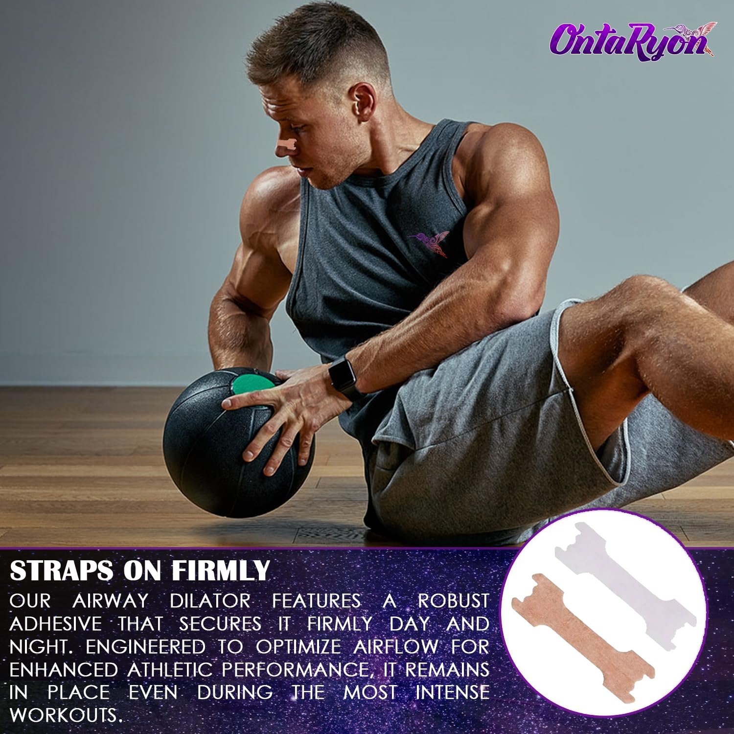 Смужки для носа (x100 Великі/Large) Пластирі від хропіння, фото №6 Смужки для носа (x100 Великі/Large) Пластирі від хропіння, фото №6