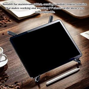 Подставка для ноутбука магнитная алюминиевая для ноутбука/планшета, держатель для телефона для путешествий, офиса, улицы, стола, домашнего стола synthetic.ua - Фото 1