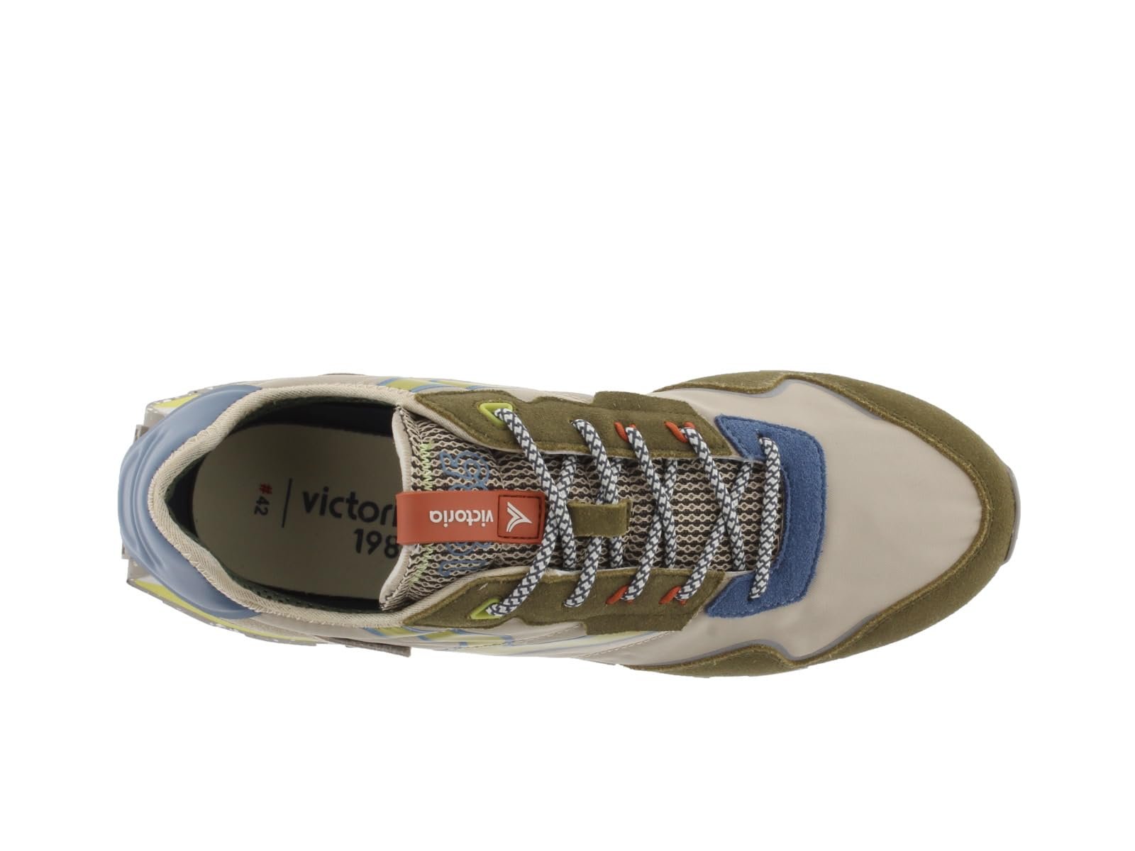 Кросівки Victoria 1985 Low-Top Wing Нейлон і Спліт Шкіряні Деталі та Зубчаста Підошва 8803113, фото №4 Кросівки Victoria 1985 Low-Top Wing Нейлон і Спліт Шкіряні Деталі та Зубчаста Підошва 8803113, фото №4