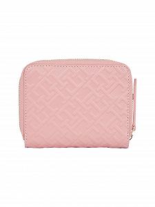 Гаманець Tommy Hilfiger TH Refined Med Mono AW0AW15755 Рожевий (TJ5) synthetic.ua - Фото 1