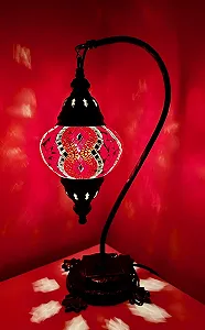 Настільна лампа Samarkand-Lights Mosaic Oriental M Червона - Фото 1