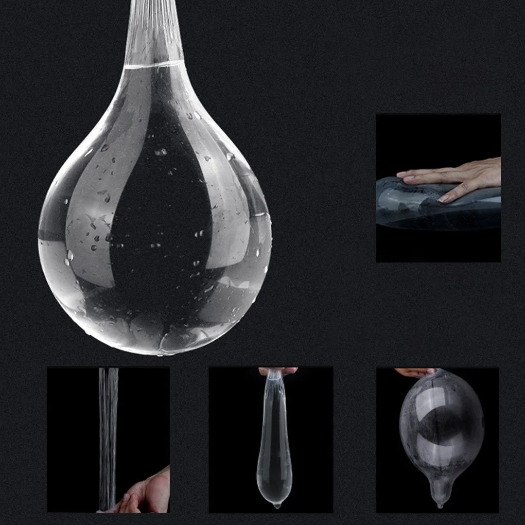 Презервативи OLO 001 3 штуки Чорний 23800, фото №6