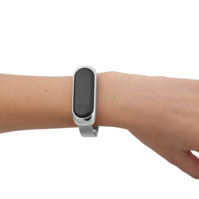 Ремешок для фитнес браслета BeCover Metal Xiaomi Mi Smart Band 5 Silver 705147, фото №4